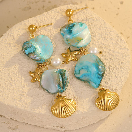 Boucles d'oreilles vintage plaquées or pour femme