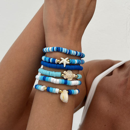 Boucles d'oreilles en métal et maille pour femme