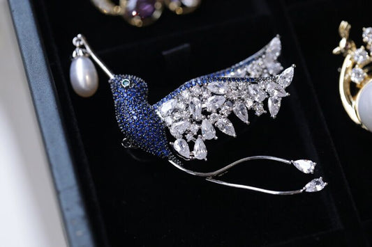 Boucles d'oreilles en métal et maille pour femme