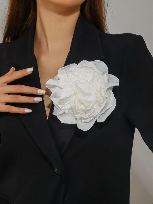 Boucles d'oreilles en métal et maille pour femme