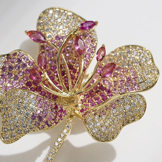 Boucles d'oreilles en métal et maille pour femme