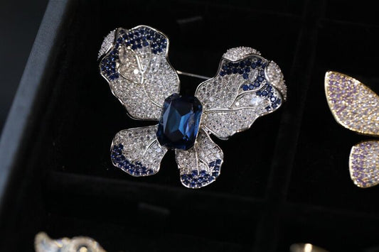 Boucles d'oreilles en métal et maille pour femme