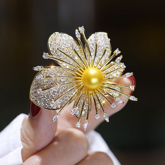 Boucles d'oreilles en métal et maille pour femme