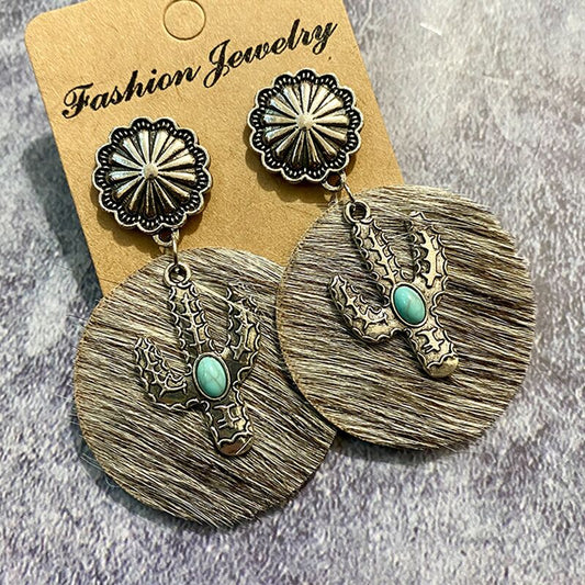 Boucles d'oreilles vintage plaquées or pour femme