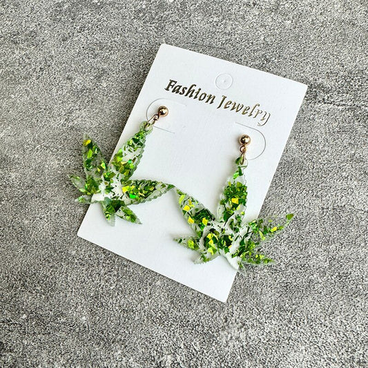 Vintage Damen vergoldete Ohrringe