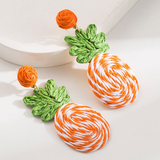 Vintage Damen vergoldete Ohrringe