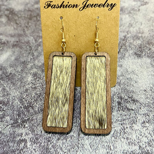 Vintage Damen vergoldete Ohrringe