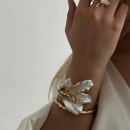 Mesh Metall Ohrringe Frau Ohrringe