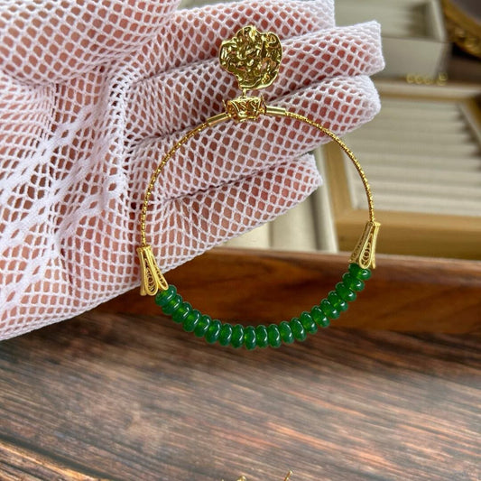 Vintage Damen vergoldete Ohrringe