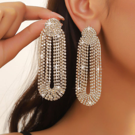 Boucles d'oreilles vintage plaquées or pour femme