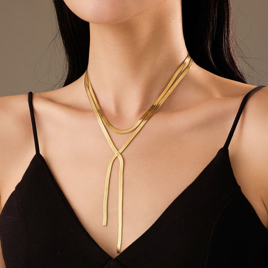 Snake Shape Summer Women Necklace