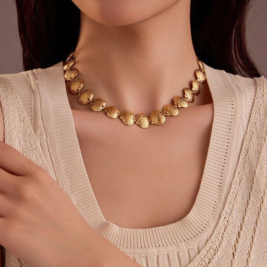 Summer Shell Women Collarbone Necklace