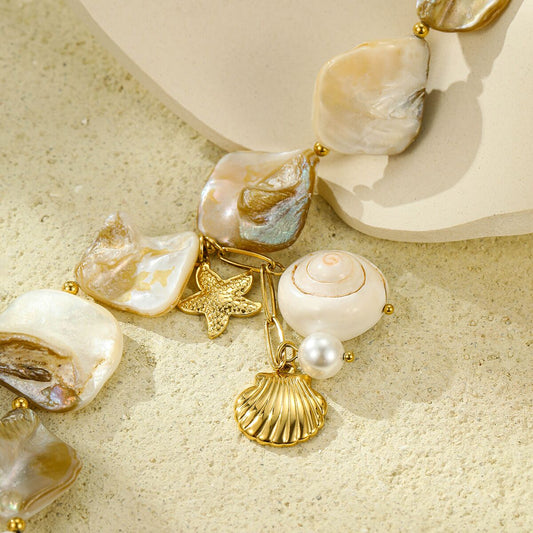 Shell Baroque Summer Women Necklace