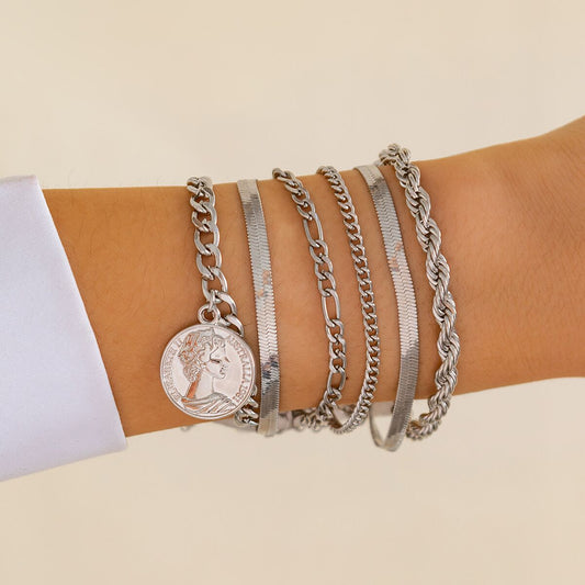 Mesh Metall Ohrringe Frau Ohrringe