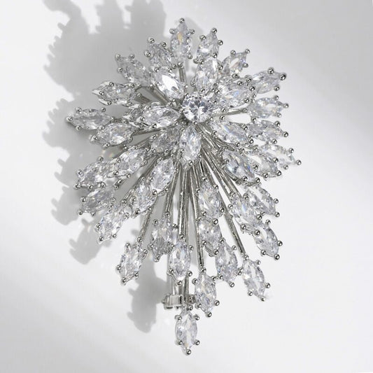 Boucles d'oreilles en métal et maille pour femme