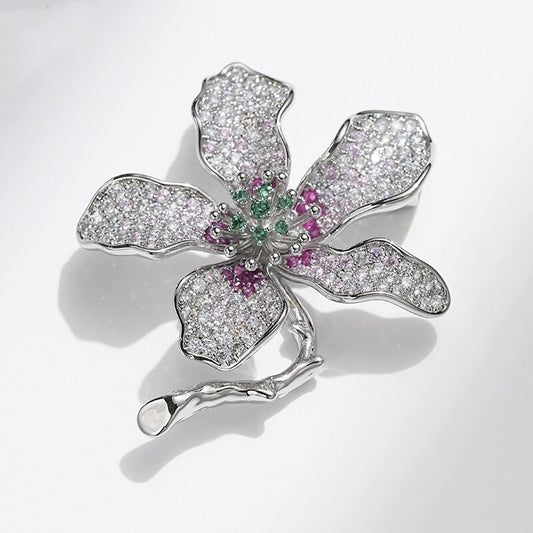 Boucles d'oreilles en métal et maille pour femme