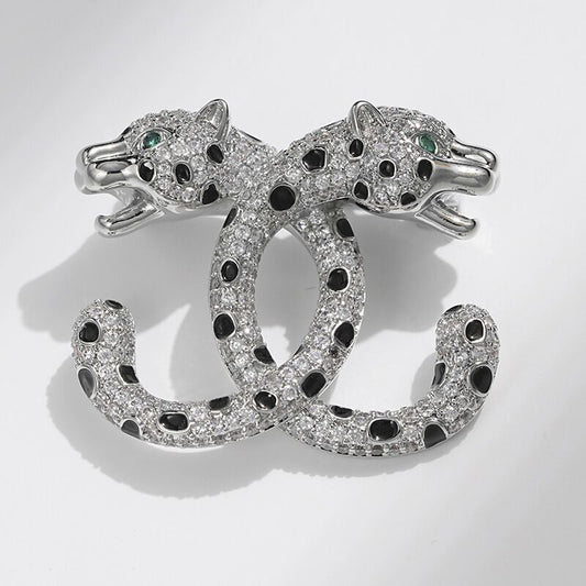 Boucles d'oreilles en métal et maille pour femme