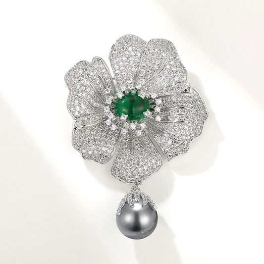 Boucles d'oreilles en métal et maille pour femme