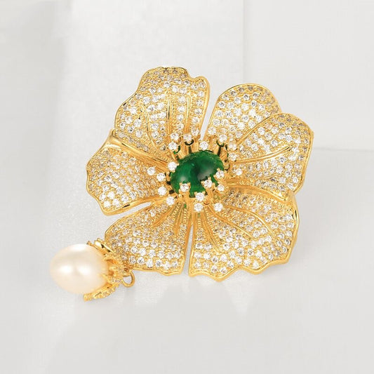 Boucles d'oreilles en métal et maille pour femme