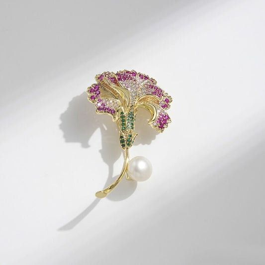 Boucles d'oreilles en métal et maille pour femme