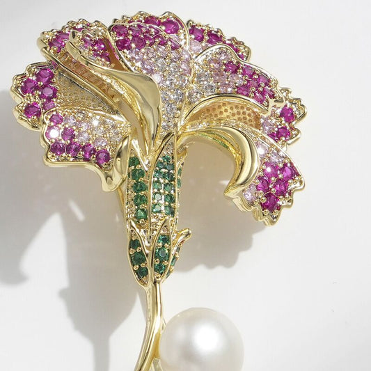 Boucles d'oreilles en métal et maille pour femme