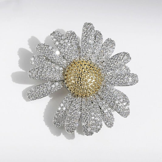 Boucles d'oreilles en métal et maille pour femme