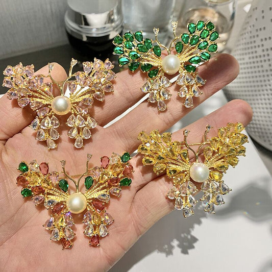 Boucles d'oreilles en métal et maille pour femme