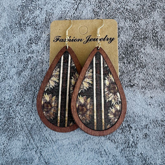 Boucles d'oreilles vintage plaquées or pour femme
