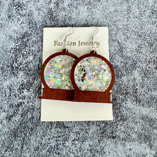 Vintage Damen vergoldete Ohrringe