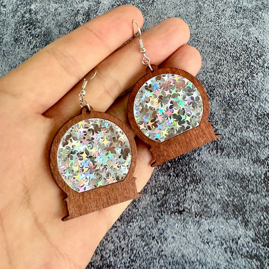 Vintage Damen vergoldete Ohrringe