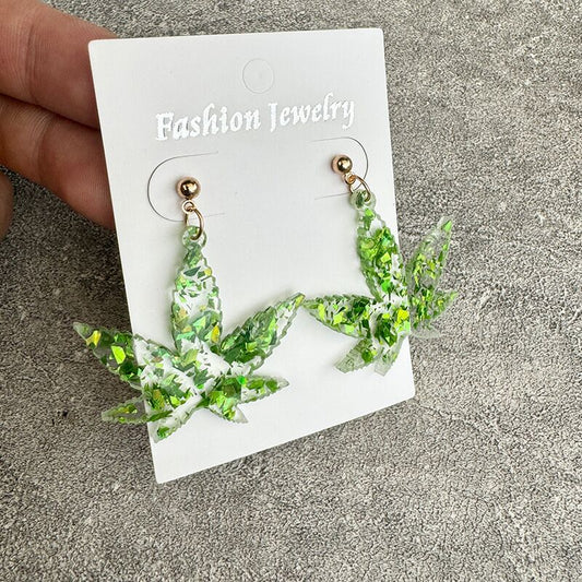 Vintage Damen vergoldete Ohrringe