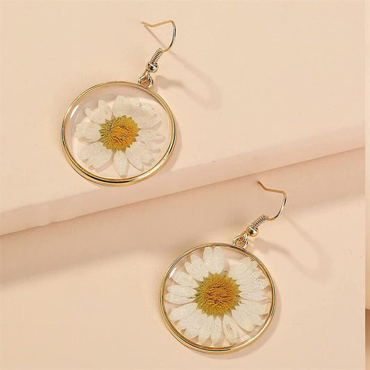 Vintage Damen vergoldete Ohrringe