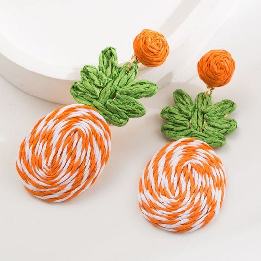 Vintage Damen vergoldete Ohrringe