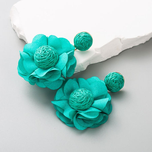 Vintage Damen vergoldete Ohrringe