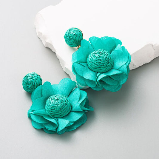 Vintage Damen vergoldete Ohrringe