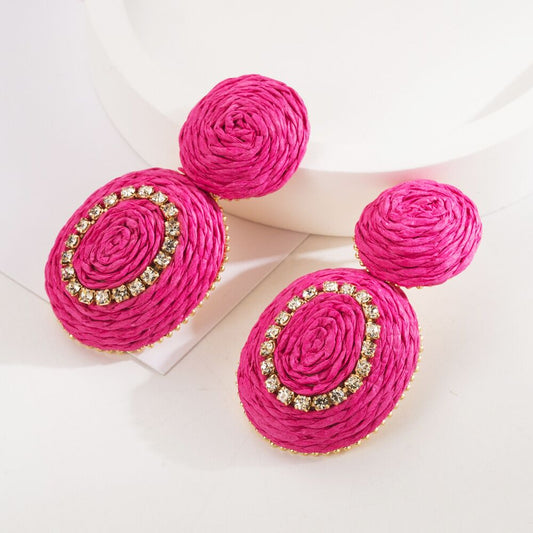 Vintage Damen vergoldete Ohrringe