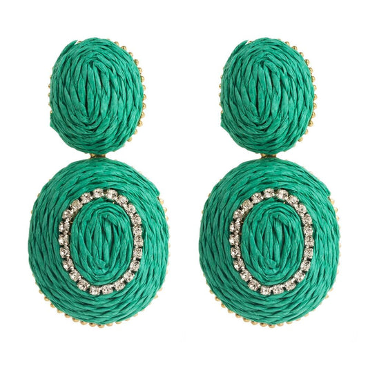 Vintage Damen vergoldete Ohrringe