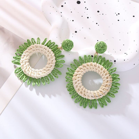 Vintage Damen vergoldete Ohrringe