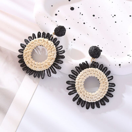 Vintage Damen vergoldete Ohrringe