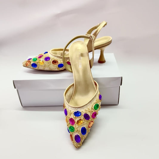 Vintage Damen vergoldete Ohrringe