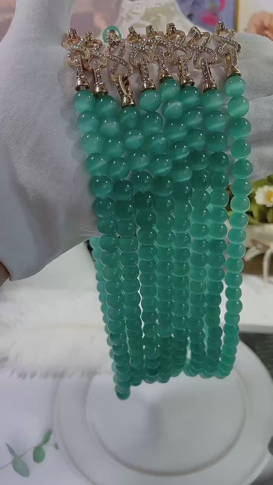 Boucles d'oreilles en métal et maille pour femme