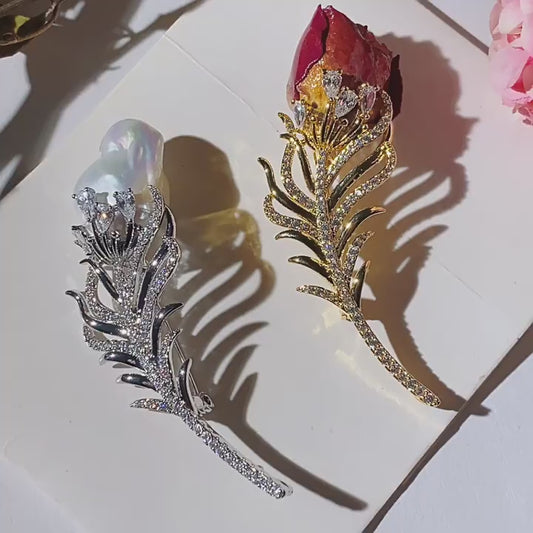 Boucles d'oreilles en métal et maille pour femme