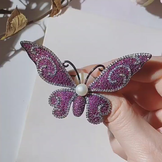 Boucles d'oreilles en métal et maille pour femme